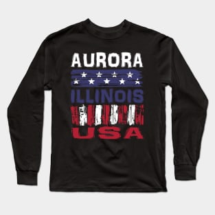 Aurora Illinois USA T-Shirt Long Sleeve T-Shirt